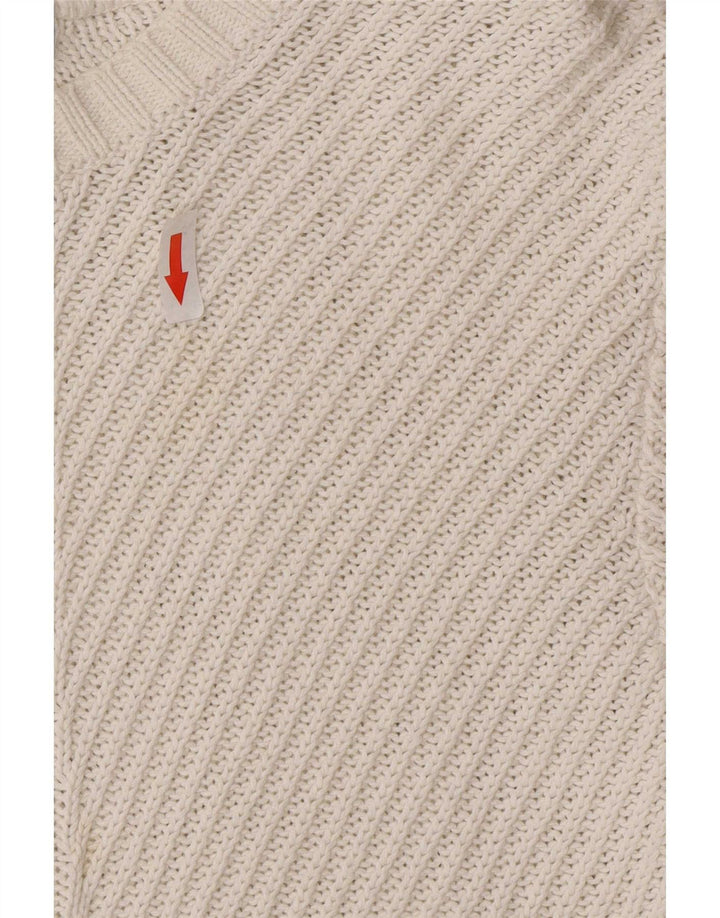 Marks & Spencer Damen-Pullover mit U-Boot-Ausschnitt, Gr. 14, Mittel, gebrochenes Weiß