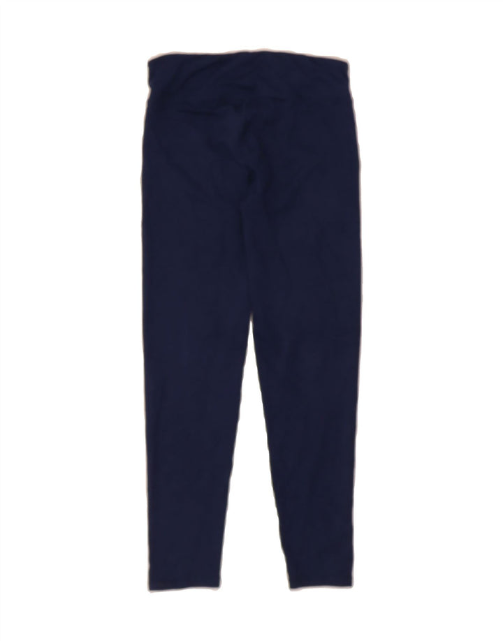 EDDIE BAUER Girls Leggings 14-15 Years XL Navy Blue Polyester Vintage Eddie Bauer and Second-Hand Eddie Bauer from Messina Hembry 