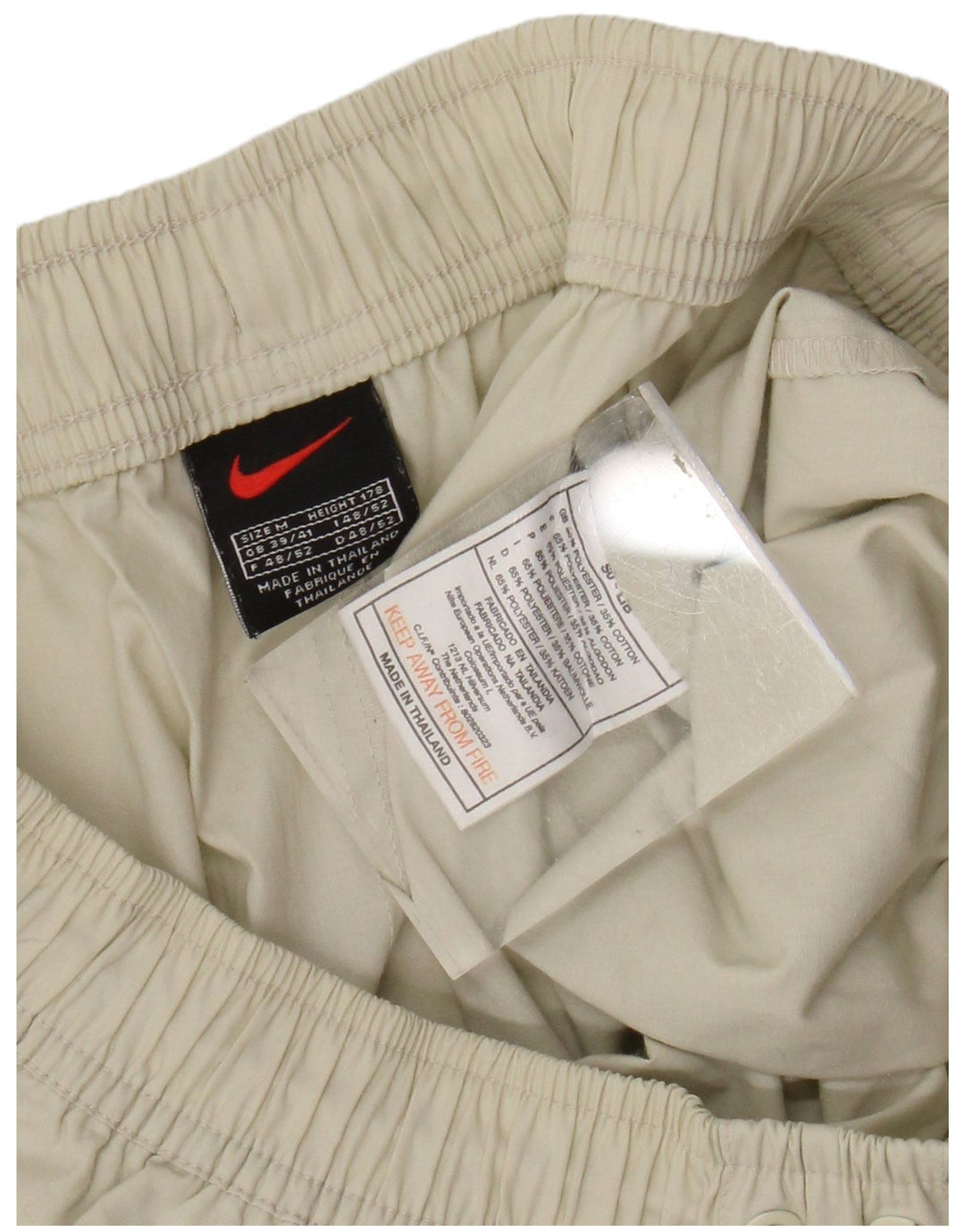 Nike Herren Sportshorts UK 39/41 Medium Beige Polyester