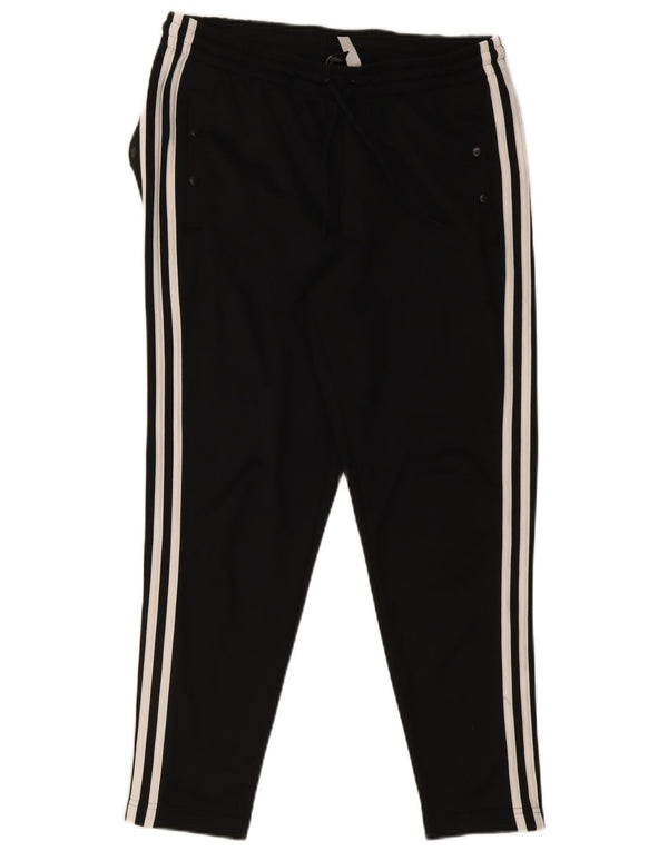 Adidas Damen-Trainingshose UK 12/14 Mittelschwarzes Polyester
