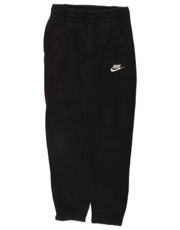 Nike Jungen-Trainingshose, Jogginghose, 8–9 Jahre, Größe S, Schwarz, Baumwolle