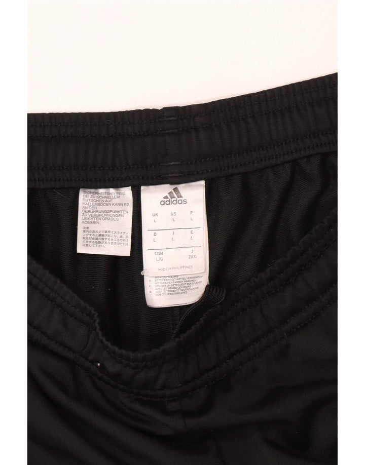 Adidas Herren-Trainingshose, Jogginghose, Größe L, Schwarz, Polyester