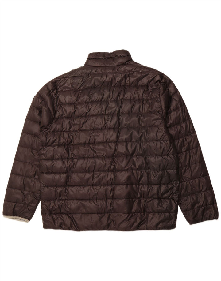 PUMA Herren gepolsterte Jacke UK 44 2XL Schwarz Nylon