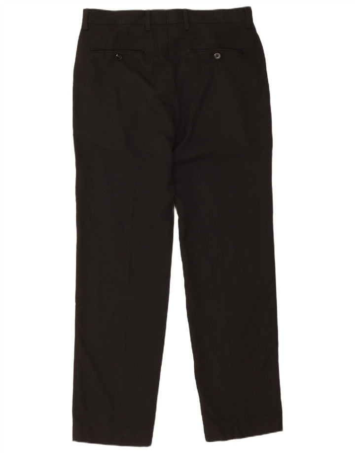 Gerade Chino-Hose für Damen von Marks & Spencer, W32, L31, Schwarz, Polyester