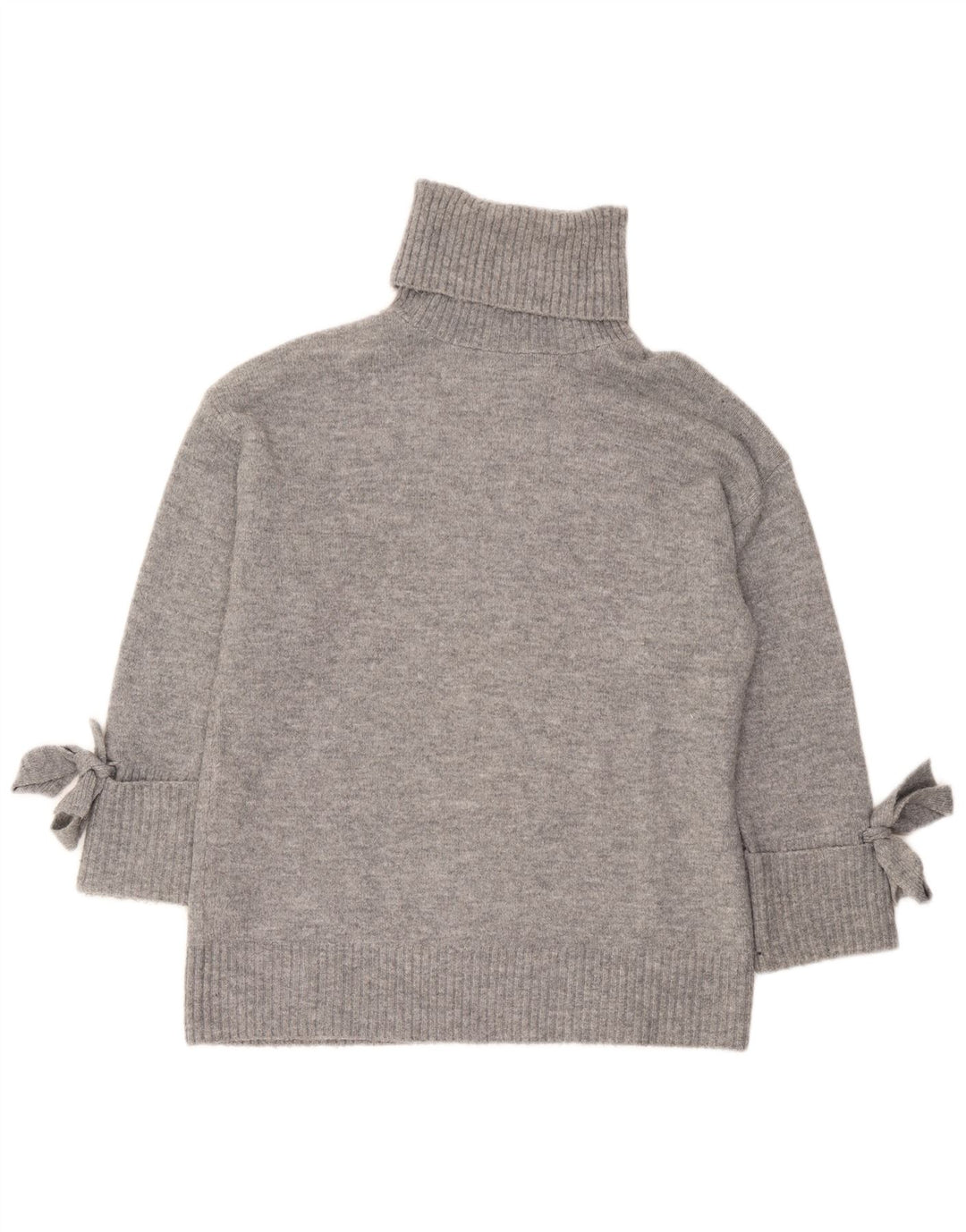 Zara Damen-Pullover mit Rollkragen, übergroß, Gr. 10, Größe S, Grau meliert