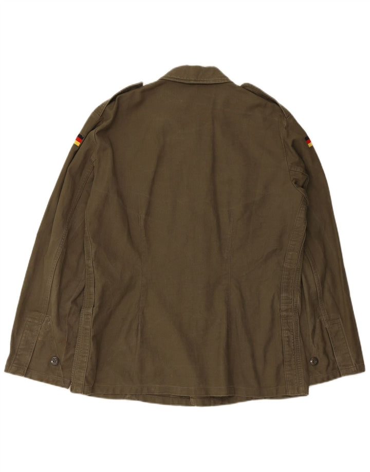 VINTAGE Herren Militärjacke UK 36 Small Grün