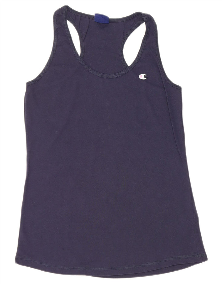 CHAMPION Damen-Weste-Top, UK 14, Größe L, Marineblau, Baumwolle