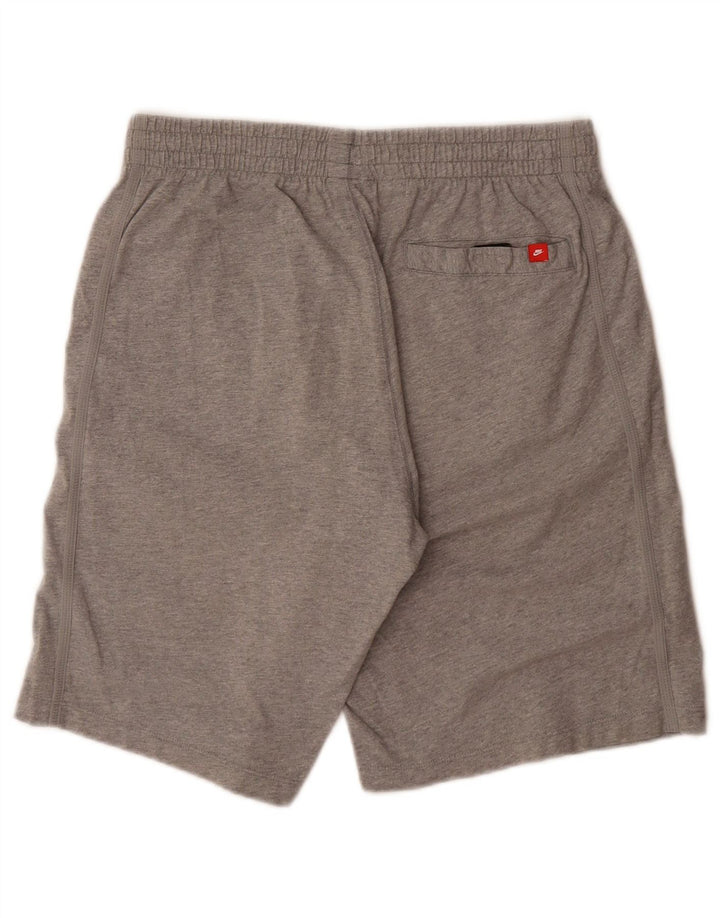 Nike Herren-Sportshorts aus mittelgrauer Baumwolle