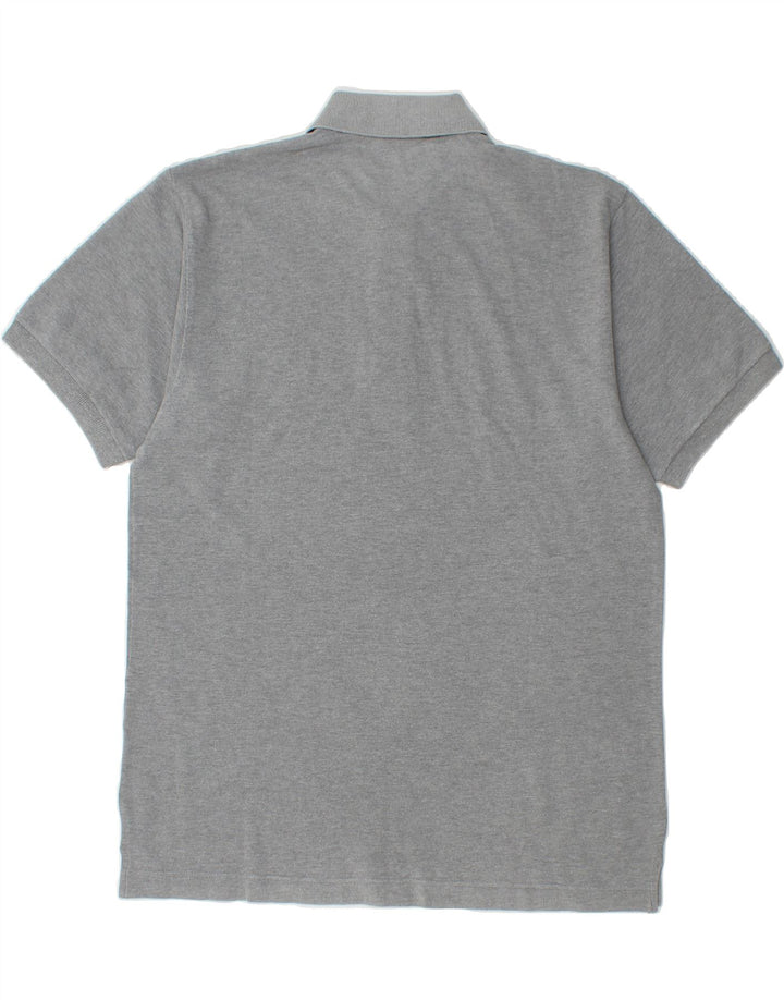 SERGIO TACCHINI Mens Polo Shirt Medium Grey Cotton Vintage Sergio Tacchini and Second-Hand Sergio Tacchini from Messina Hembry 