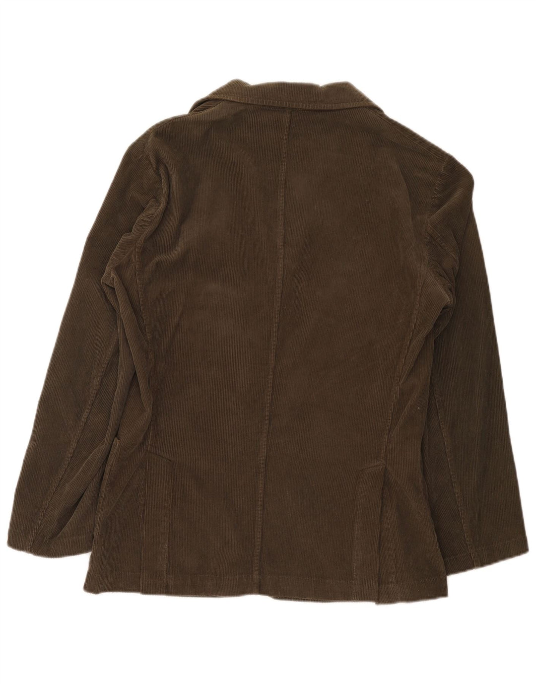 Alberto Aspesi Herren 3-Knopf-Blazer aus Cord, UK 38, Mittelbraun