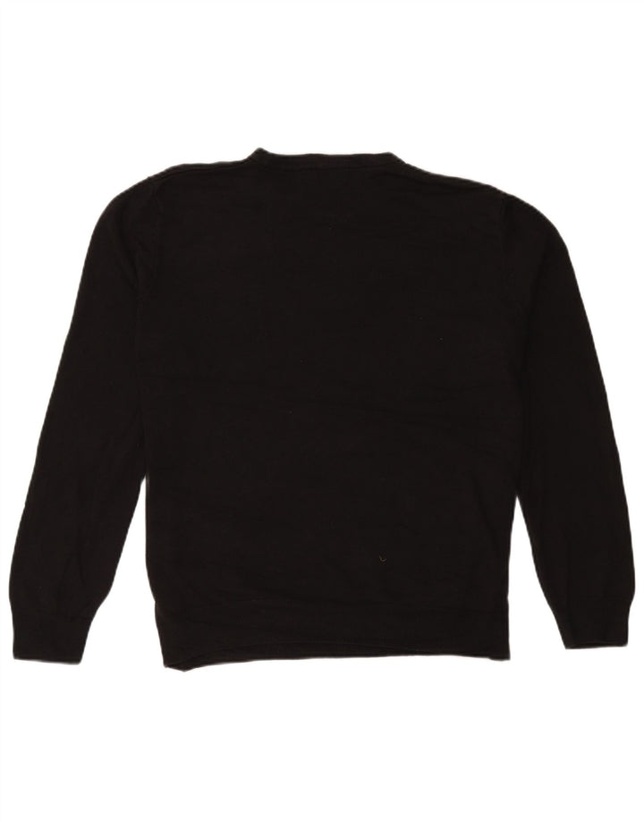 Marks & Spencer Damen-Pullover mit Rundhalsausschnitt, XL, Schwarz, Acryl
