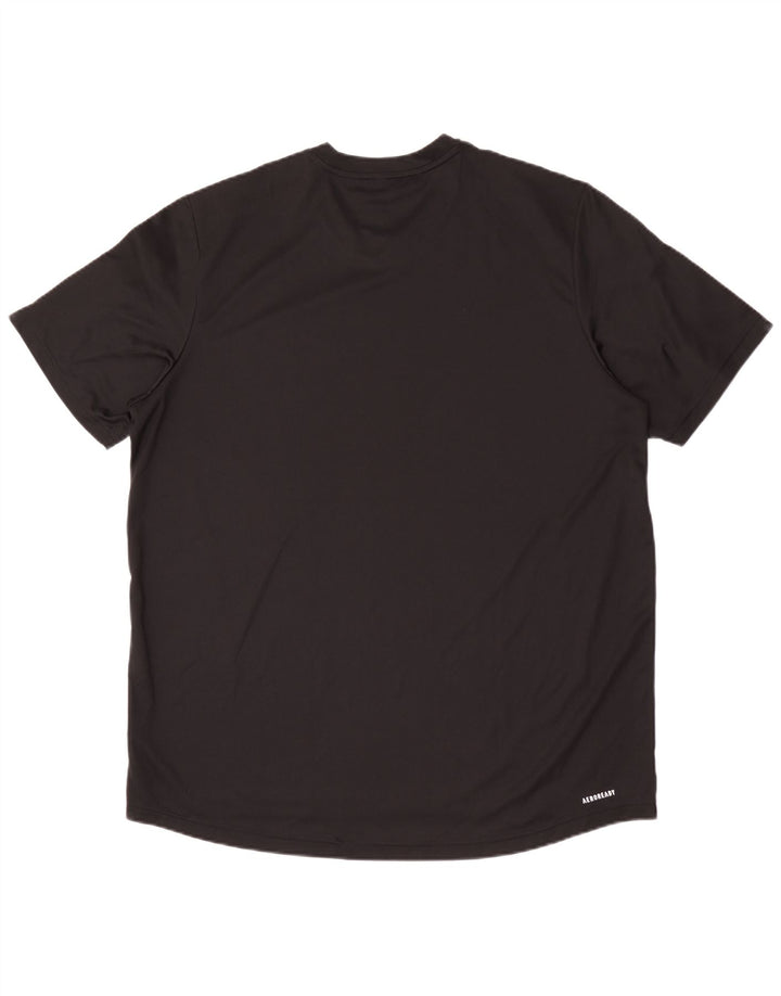 Adidas Herren Aeroready T-Shirt Top XL Schwarz Polyester