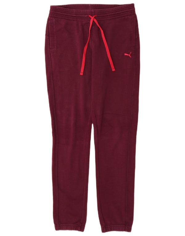 Puma Damen Trainingshose Jogger UK 12 Medium Burgund