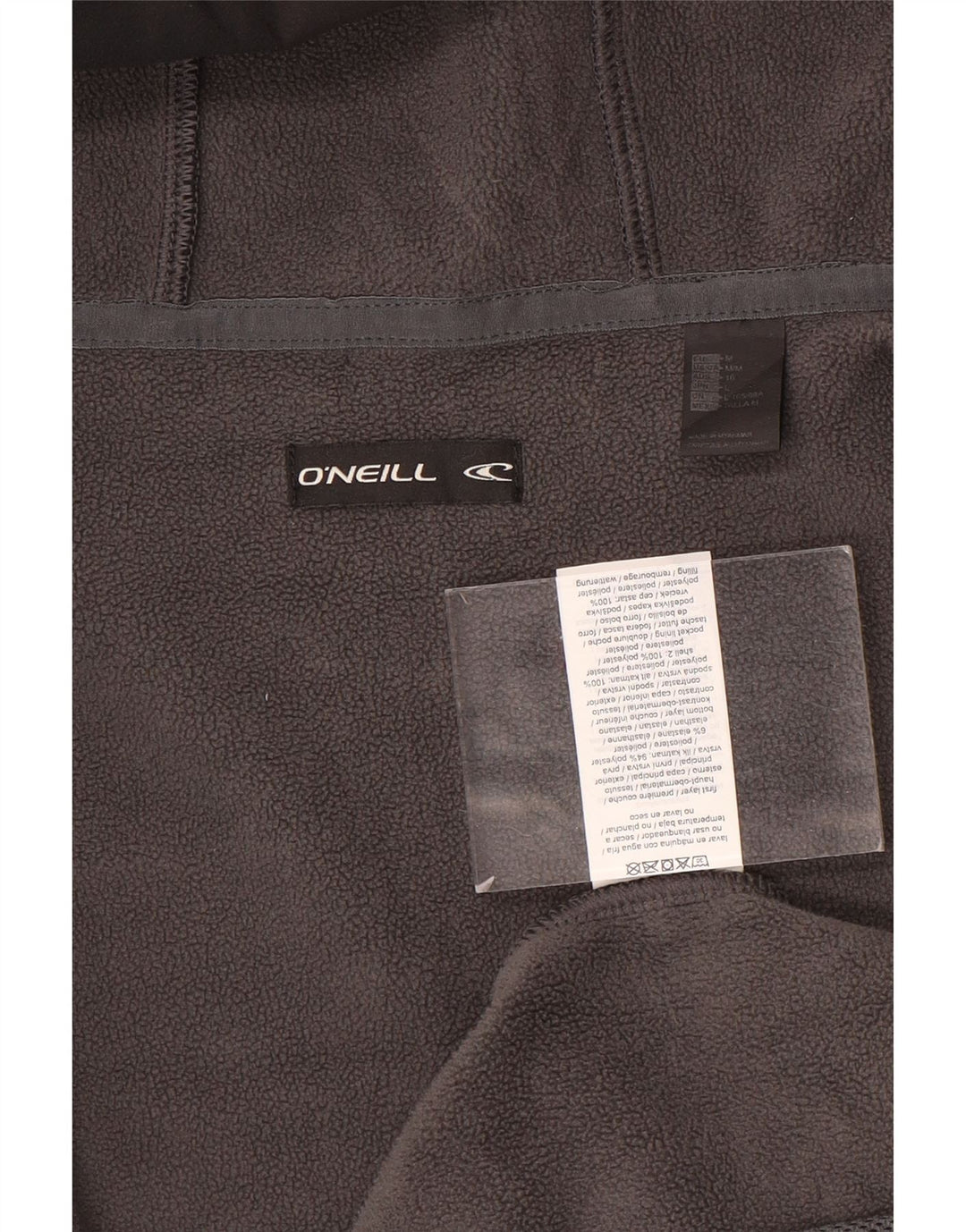 O'Neill Damen-Windbreakerjacke mit Kapuze, UK 14, Mittelschwarz, Farbblock