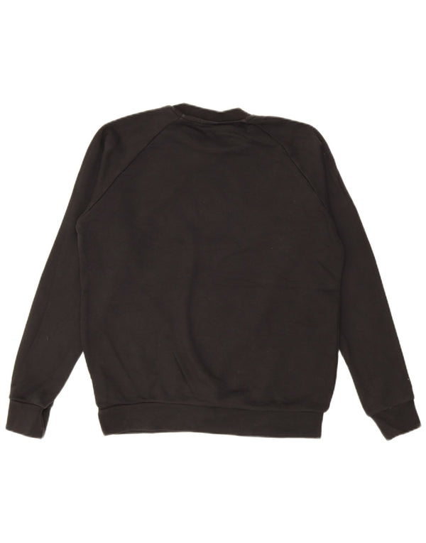 Adidas Mens Graphic Sweatshirt Jumper Small Black Cotton