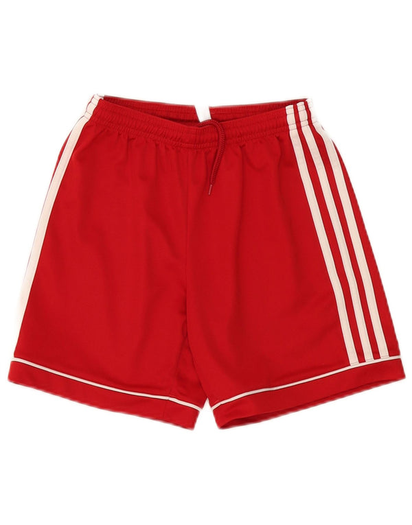 Adidas Jungen Aeroready Sportshorts 11–12 Jahre, rotes Polyester