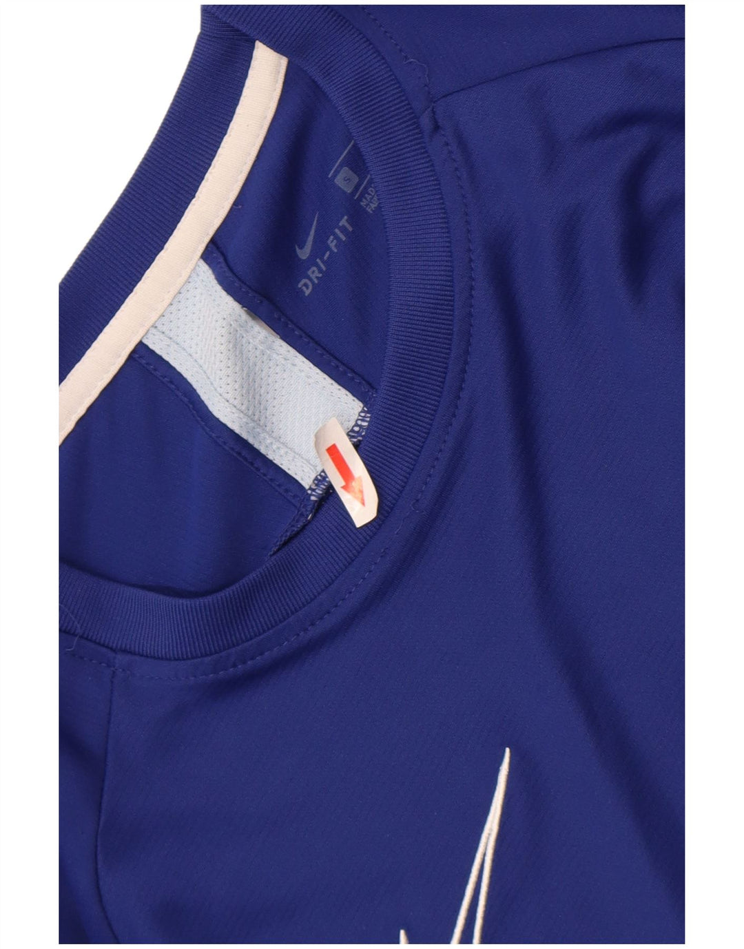 Nike Herren Dri Fit T-Shirt Top Small Blau Farbblock