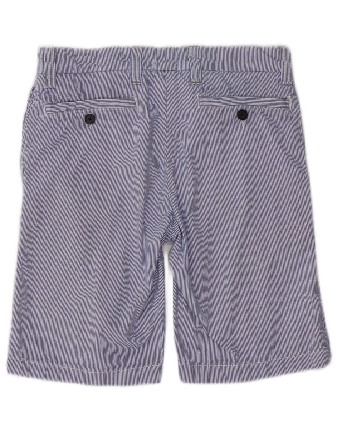 Jack Wills Herren-Chinoshorts W28, kleine blaue Nadelstreifen
