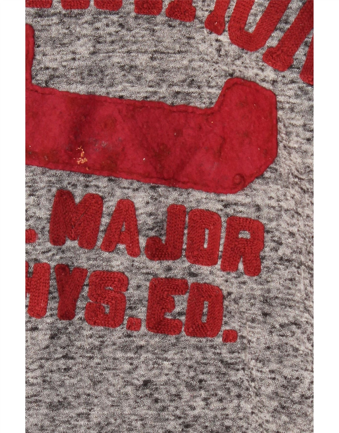 CHAMPION Herren-Sweatshirt mit Grafik, klein, grau meliert, Baumwolle