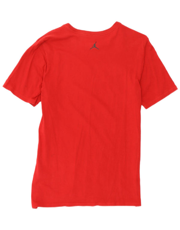 Jordan Herren Air Graphic T-Shirt Top Mittelrot