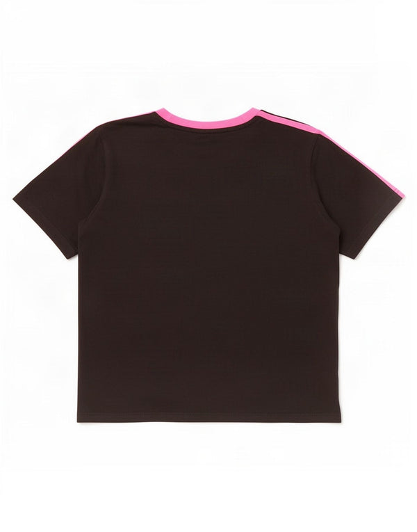 Adidas Mädchen T-Shirt Top 9–10 Jahre, schwarze Baumwolle