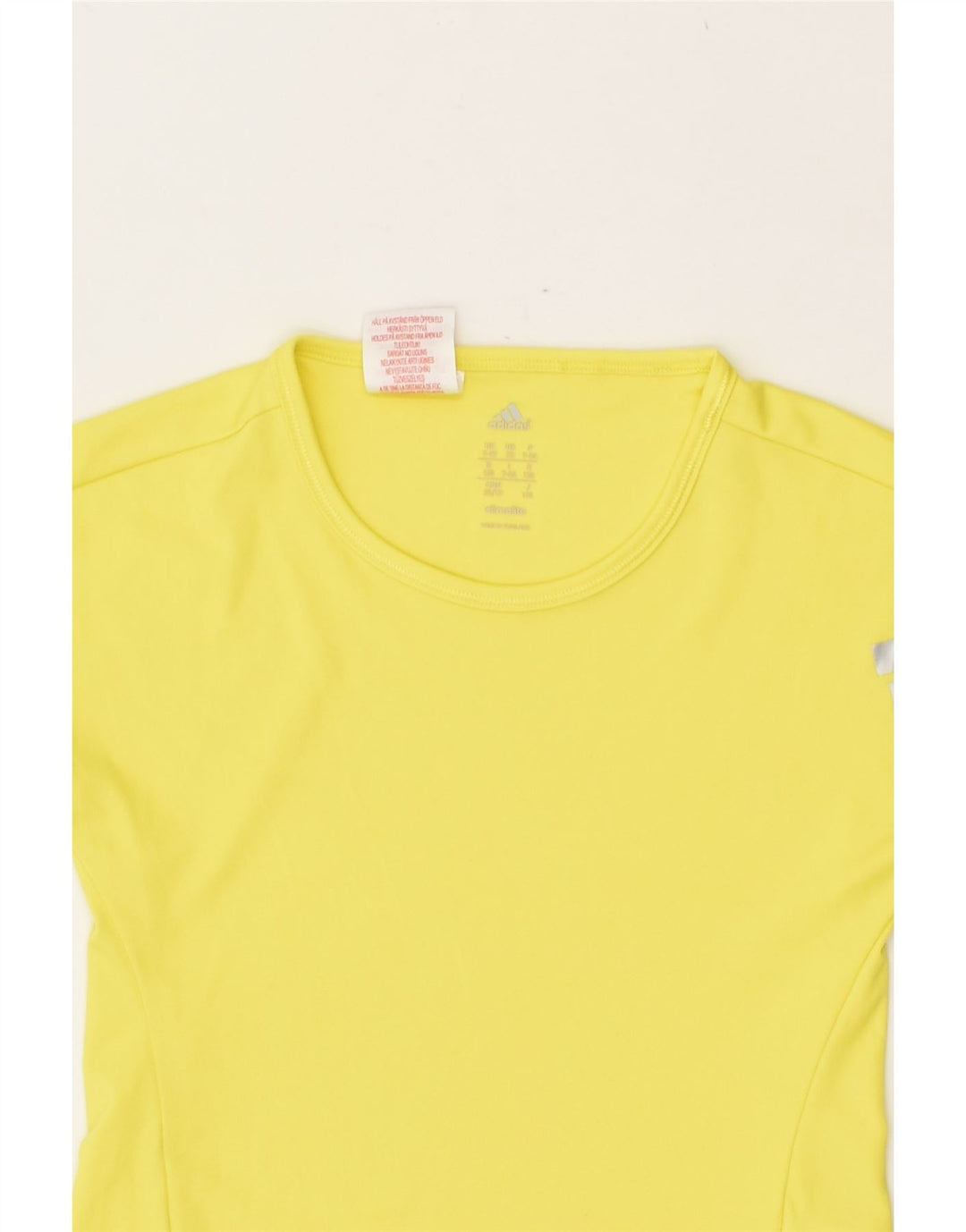 ADIDAS Girls Climalite T-Shirt Top 7-8 Years Green Polyester | Vintage Adidas | Thrift | Second-Hand Adidas | Used Clothing | Messina Hembry 