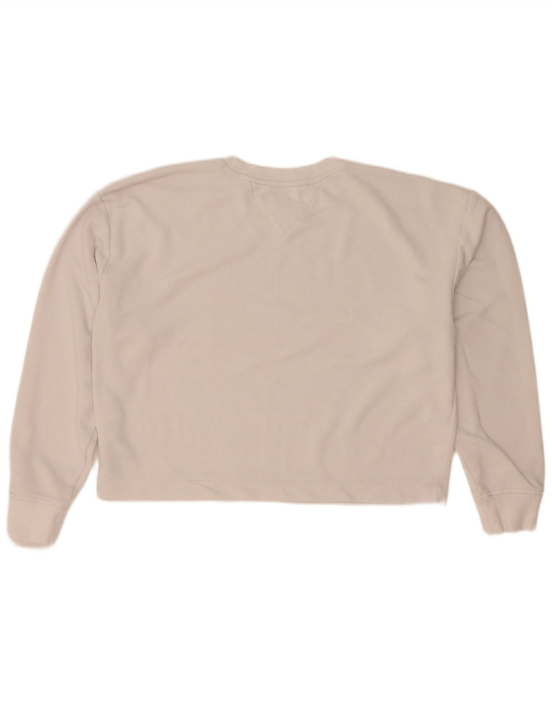 Tommy Hilfiger Damen-Sweatshirt mit Grafik, übergroß, Gr. 10, Größe S, Weiß
