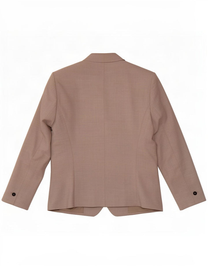Zara Damen 1-Knopf-Blazerjacke EU 42 Large Grau
