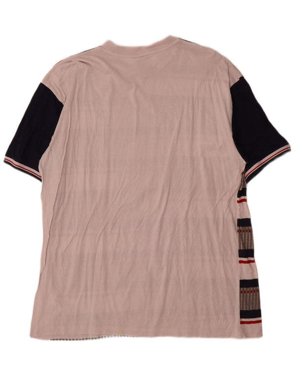 Lotto Herren T-Shirt Top 2XL Mehrfarbig gestreift aus Baumwolle