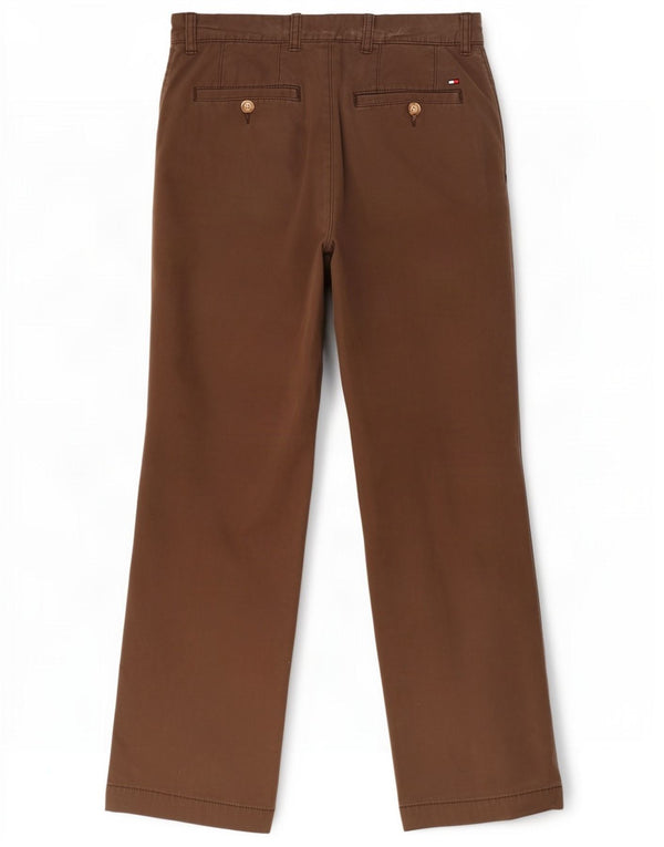 Tommy Hilfiger Herren gerade Chinohose W29 L30 braune Baumwolle
