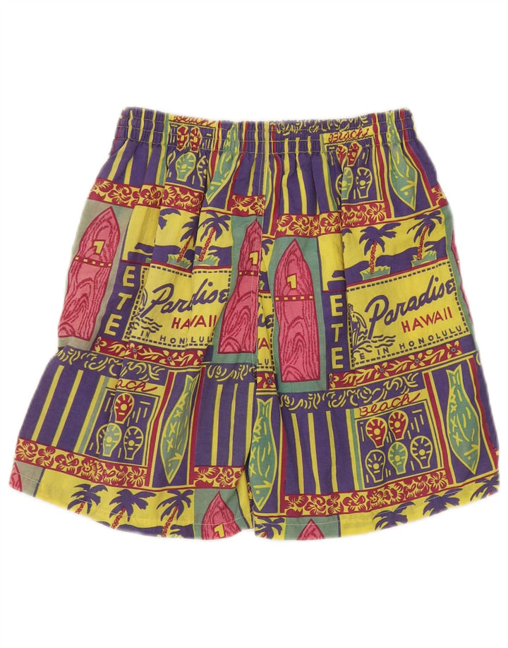 Sinful Herren-Sportshorts mit Grafik, groß, mehrfarbig, Patchwork, hawaiianisch