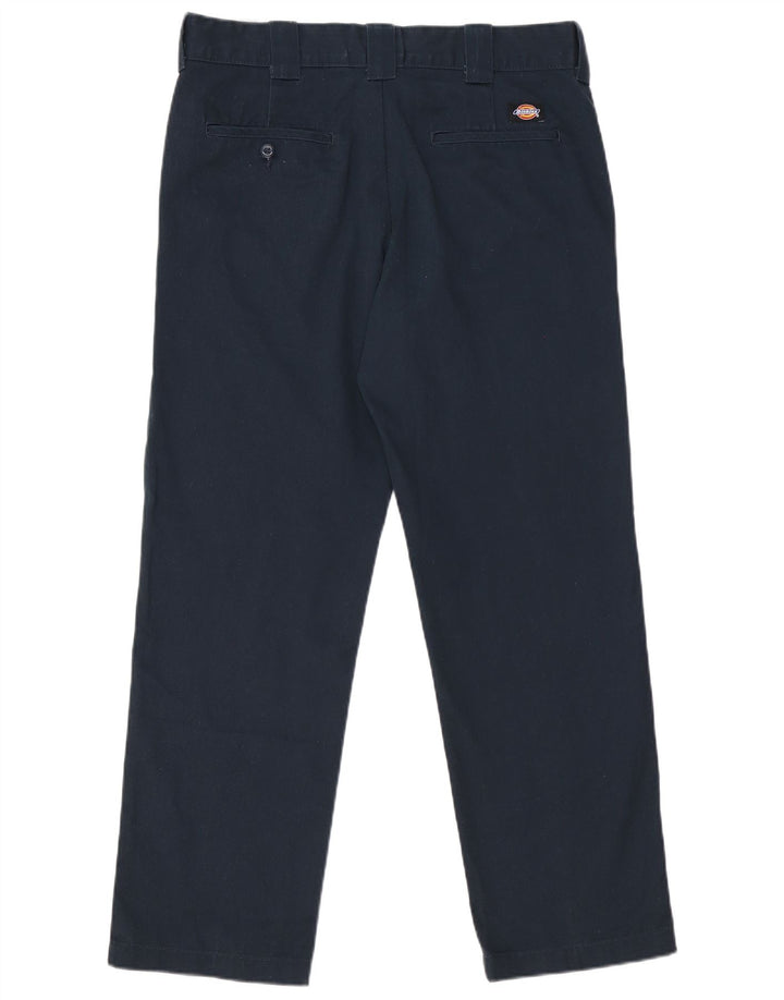 Dickies Damen Slim Straight Freizeithose W34 L32 Marineblau Polyester