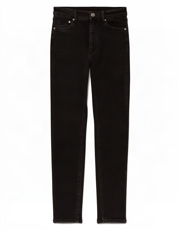 Massimo Dutti Damen Distressed Skinny Jeans EU 36 XS W26 L29 Schwarze Baumwolle