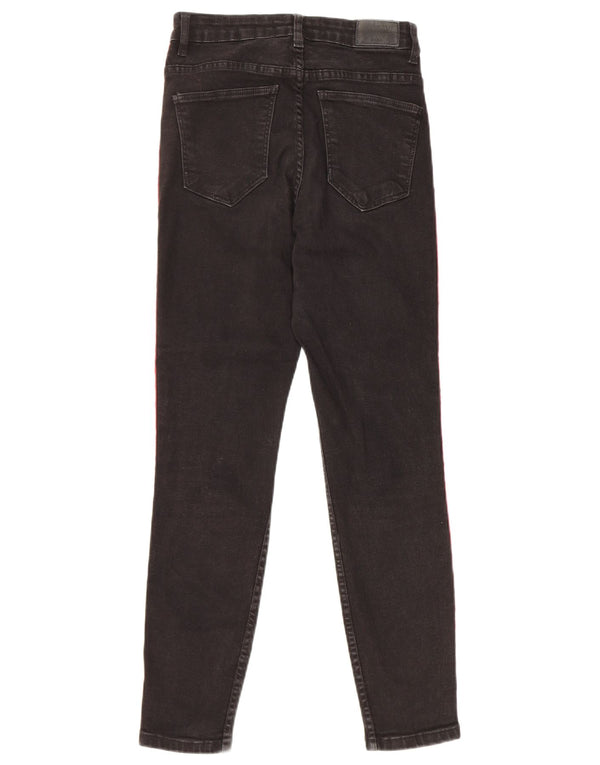 Zara Damen Trafaluc Skinny Jeans EU 38 Small W28 L26 Schwarz Colourblock
