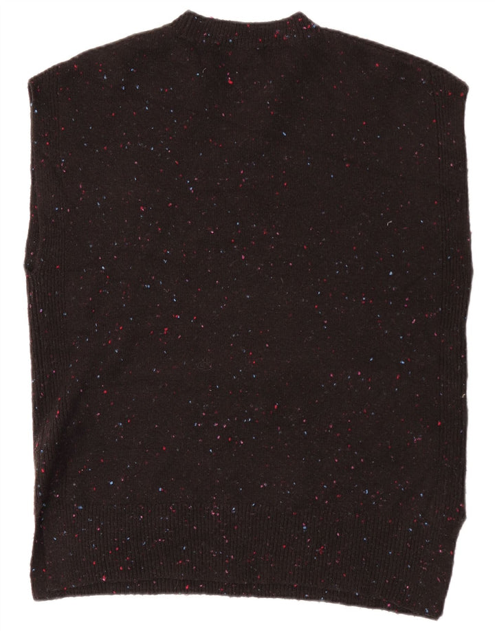 Marks & Spencer Herren-Tanktop, mittelgroß, schwarz geflecktes Acryl