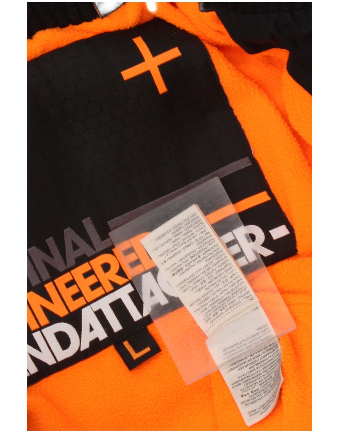 SUPERDRY Herren-Windbreaker-Jacke, UK 40, Größe L, schwarzes Nylon