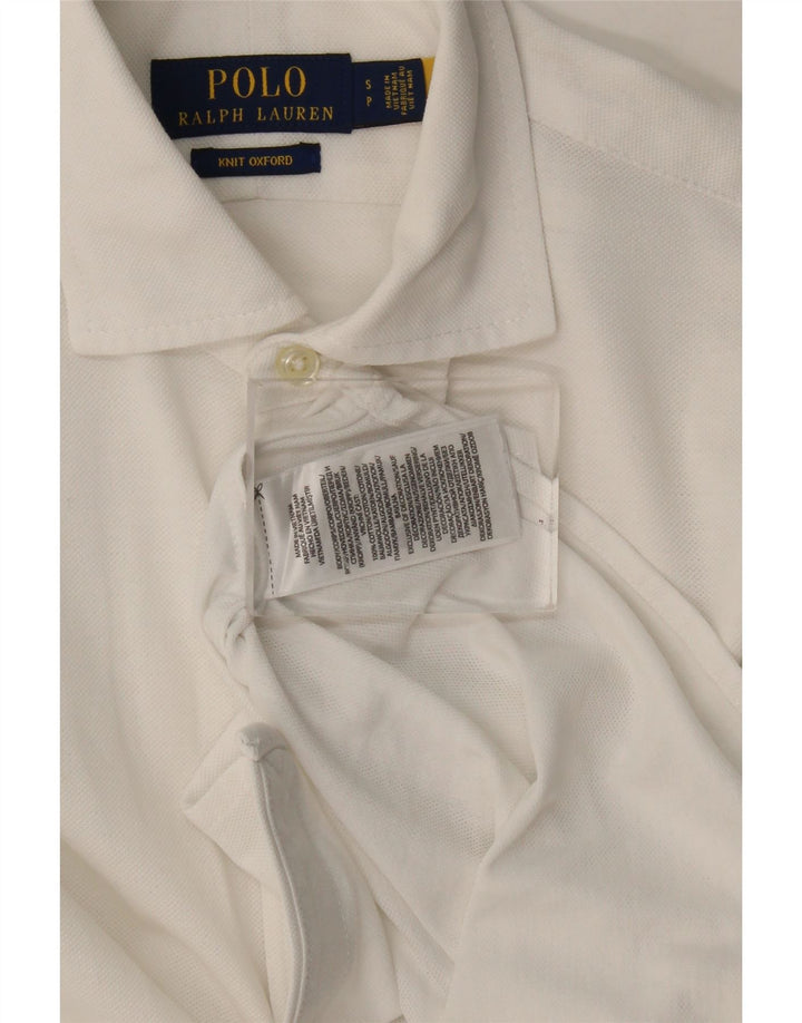 Polo Ralph Lauren Herren-Hemd, Größe S, weiße Baumwolle