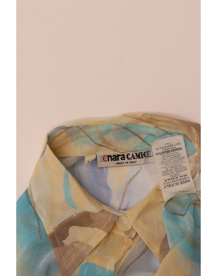 ENARA CAMICE Womens Shirt Blouse UK 16 Large Multicoloured
