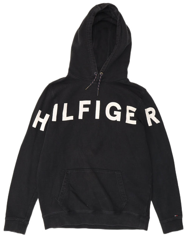 Tommy Hilfiger Herren Graphic Hoodie Pullover XL Schwarz Baumwolle