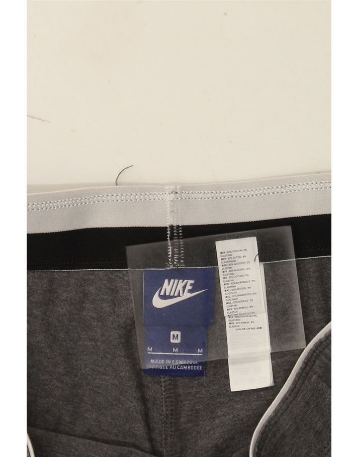 Nike Womens Graphic Leggings UK 12 Mittelgrau gefleckte Baumwolle