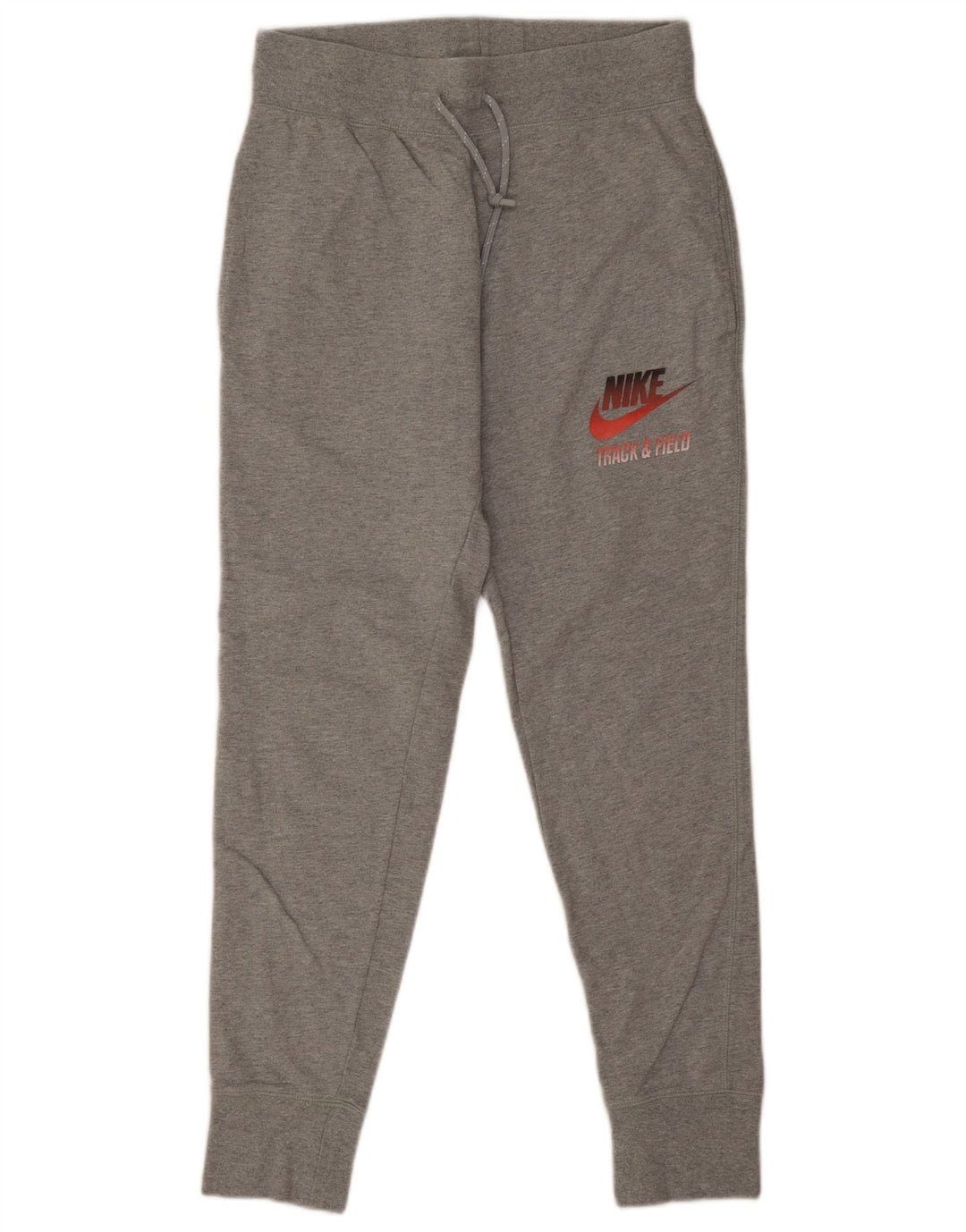 Nike Damen Trainingshose Jogger UK 12 Mittelgraue Baumwolle