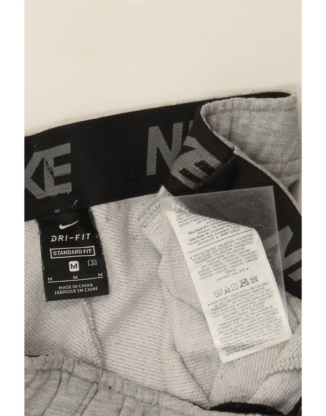Nike Herren Dri Fit Trainingshose Jogger Mittelgrau meliert