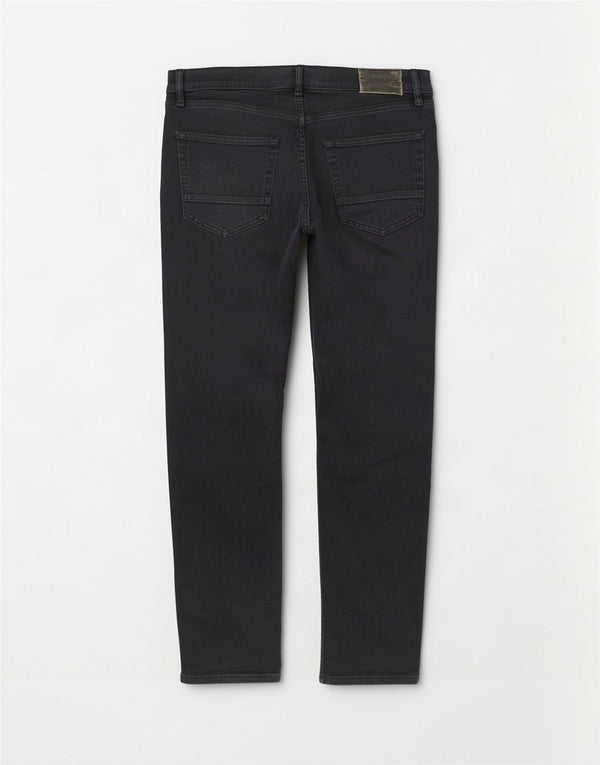 Marks & Spencer Herren Slim Jeans W34 L31 Schwarze Baumwolle