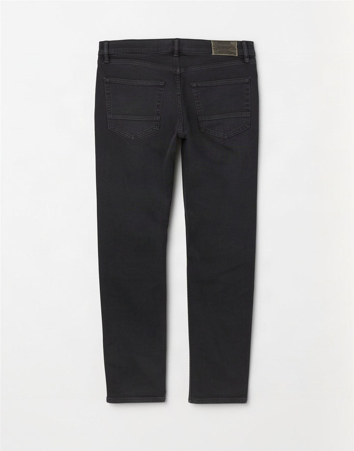 Marks & Spencer Herren Slim Jeans W34 L31 Schwarze Baumwolle