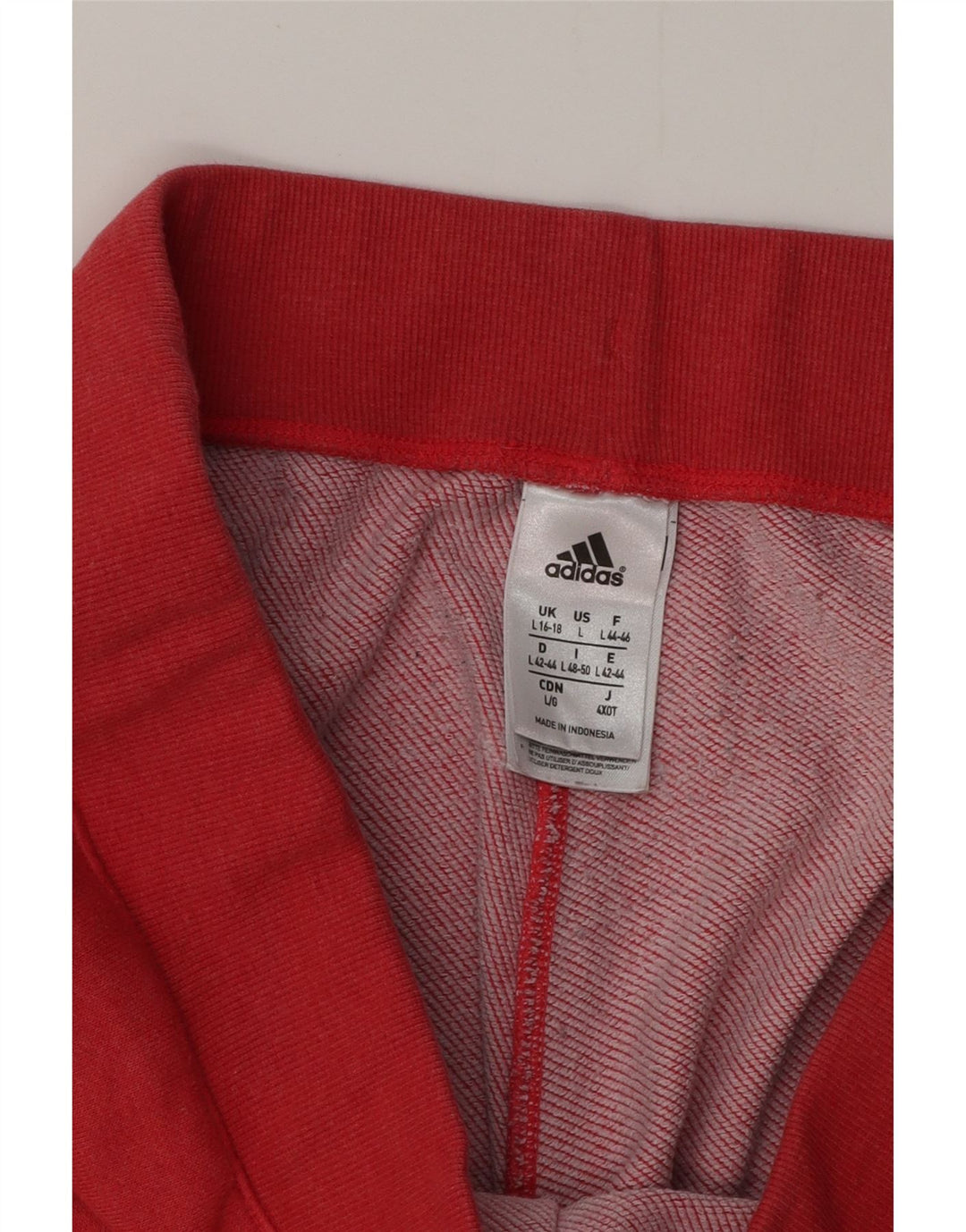 ADIDAS Damen Climalite Trainingshose Jogger UK 16/18 Large Rot