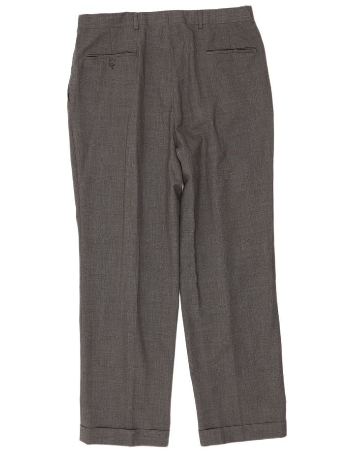 Burberrys Herren-Anzughose mit Pegged-Anzug, W36, L31, Grau