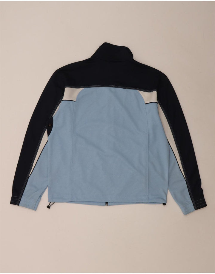 Diadora Herren-Trainingsanzug-Oberteiljacke UIK 38 Mittelblaues Colourblock-Polyester