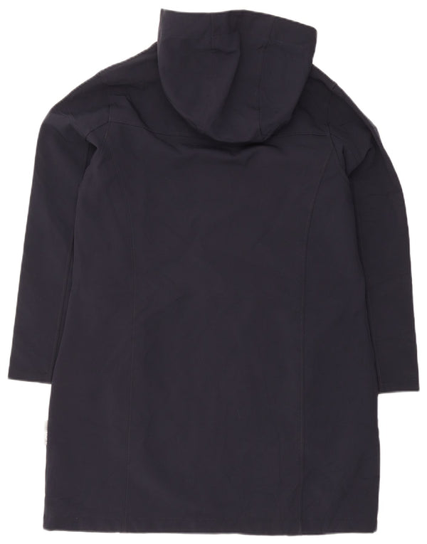 Coast Guard Damen-Windbreaker-Mantel mit Kapuze, Größe 42, mittleres Marineblau