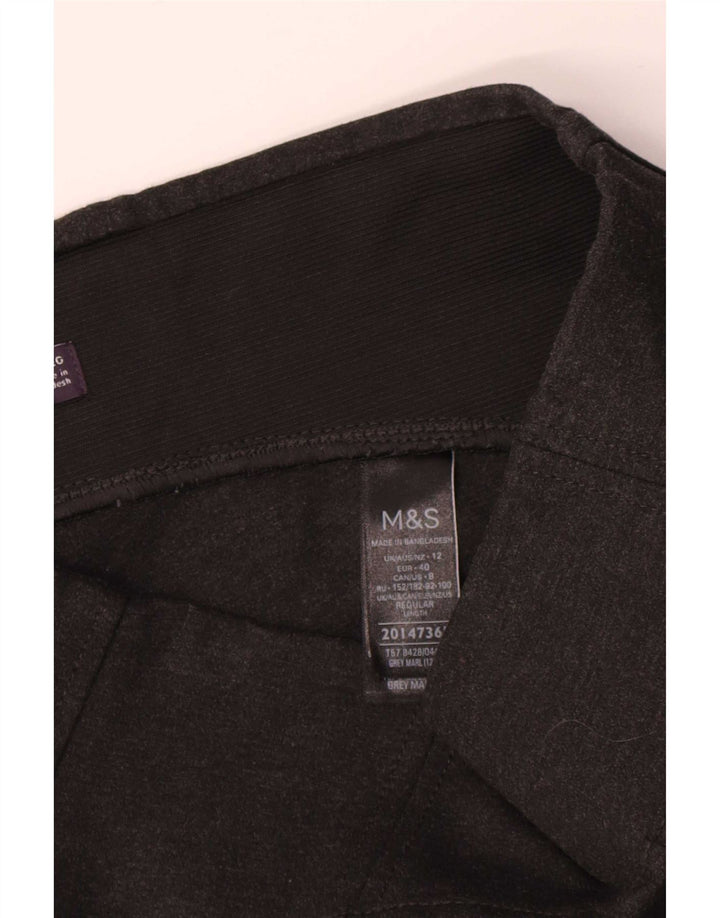 Marks & Spencer Damen Leggings UK 12 Mittelgraue Viskose