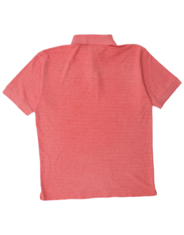 Fila Herren Poloshirt IT 48 Mittelrot gefleckte Baumwolle